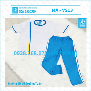 ÁO THỂ DỤC VS13 - TIỂU HỌC VÕ TRƯỜNG TOẢN